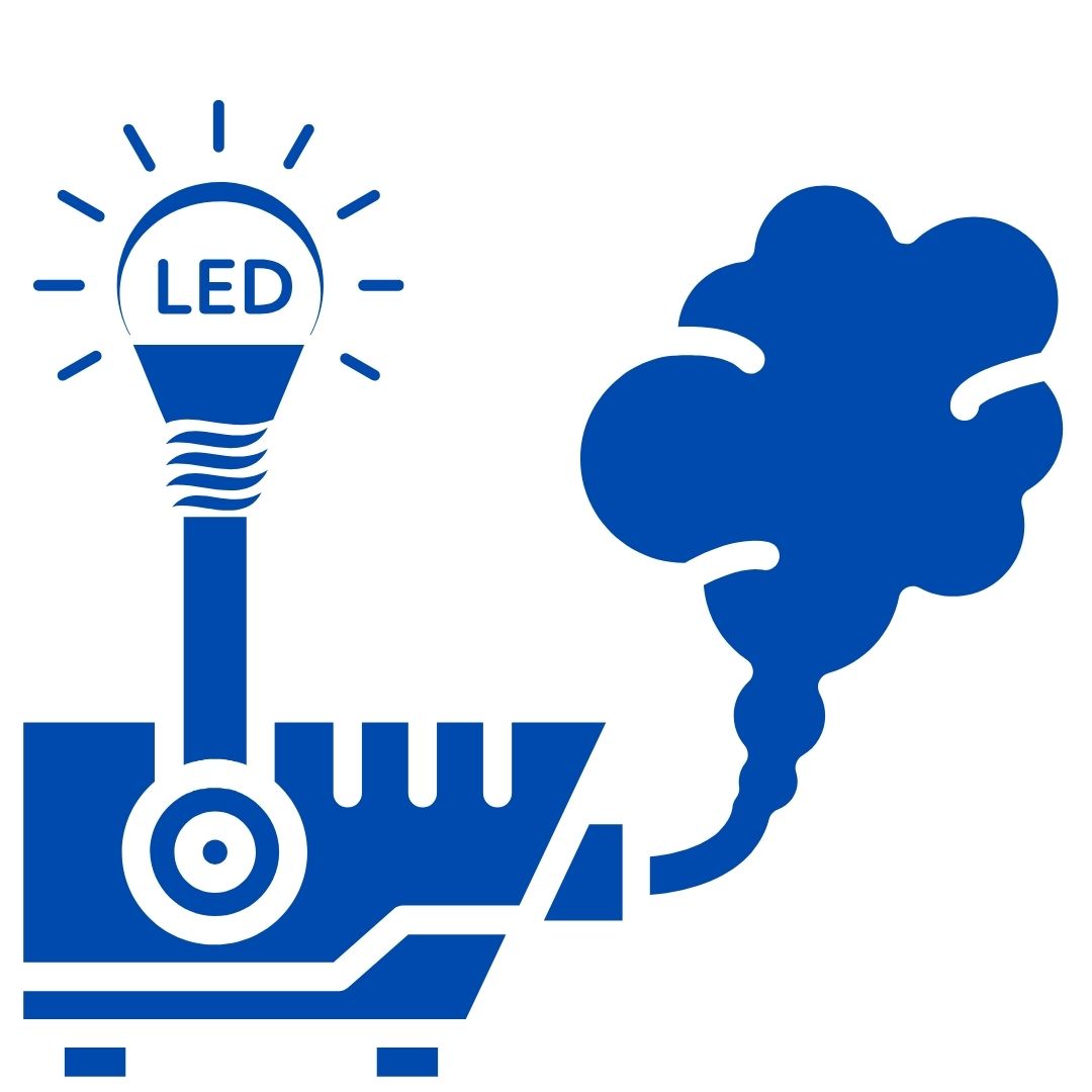Luces led y maquinas de humo